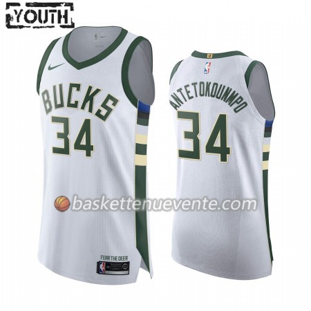 Maillot Basket Milwaukee Bucks Giannis Antetokounmpo 34 2019-20 Nike Association Edition Swingman - Enfant